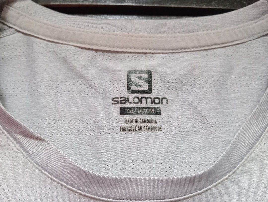 Salomon Shirt (Category: Activewear) located in Quezon City. Submitted by wet_boots (Listing ID 1466019936, Image 3). Description: Salomon shirt Good as new Medium on tag 20x29 ₱650+sf.