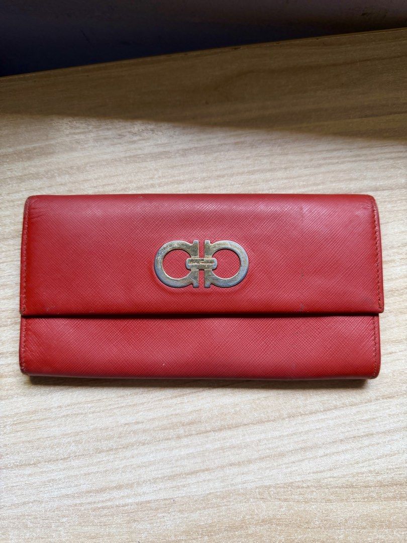 Salvatore Ferragamo Wallet (Category: Luxury Bags & Wallets) located in Magsaysay. Submitted by goodiesthift (Listing ID 1465963723, Image 2). Description: Selling Authentic Salvatore Ferragamo long wallet nice with Cards compartment .