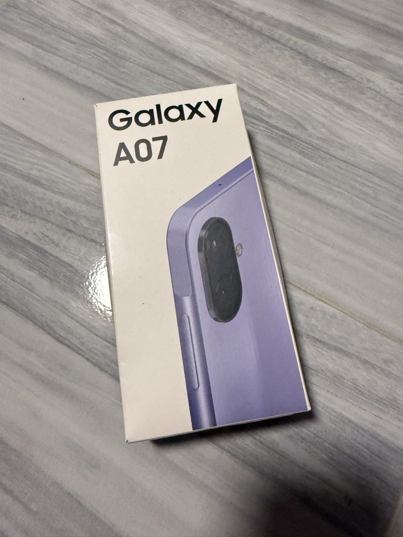 Samsung A07 Light Violet (Category: Samsung) located in Quezon City. Submitted by gooooodoffers (Listing ID 1466112027, Image 2). Description: No flaws Smooth like new Bought last July 2026 lang Rfs: Nagpalit ng model, rush need cash Comes with 2 cases With installed screen protector (matte privacy) Price is slightly nego Unit only, no charger. .