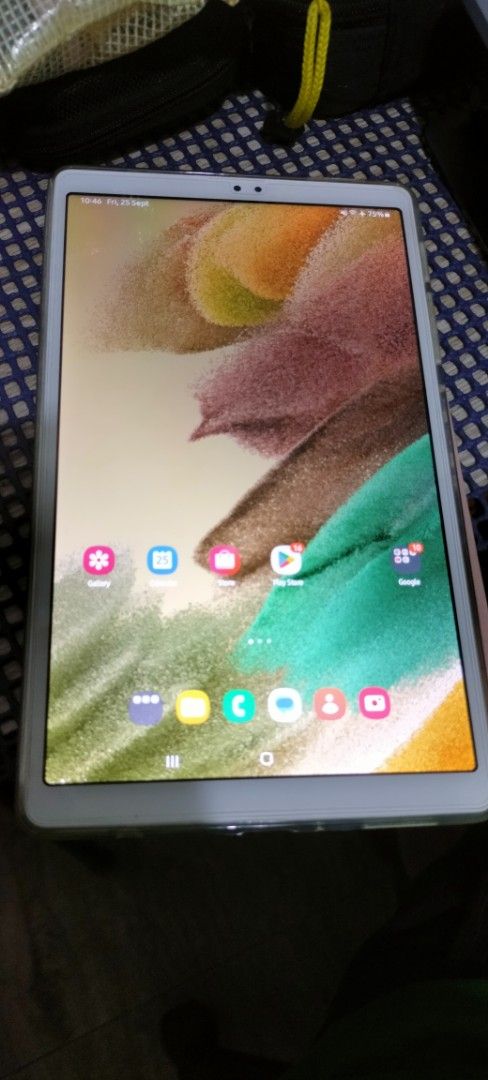Samsung tab a7 lite (Category: Android) located in Manila. Submitted by dnryn040 (Listing ID 1465997448, Image 3). Description: Samsung Galaxy Tab A7 Lite ✅ 100% working, no issues sa screen, battery, camera, at speakers ✅ 32GB storage, 8.7 inches display ⚠️ May dent/scratch lang sa gilid (makikita sa photo), pero hindi apektado ang performance Inclusions: unit only Meet-up: SM tungko / SM Fairview Payment: Cash o GCash.