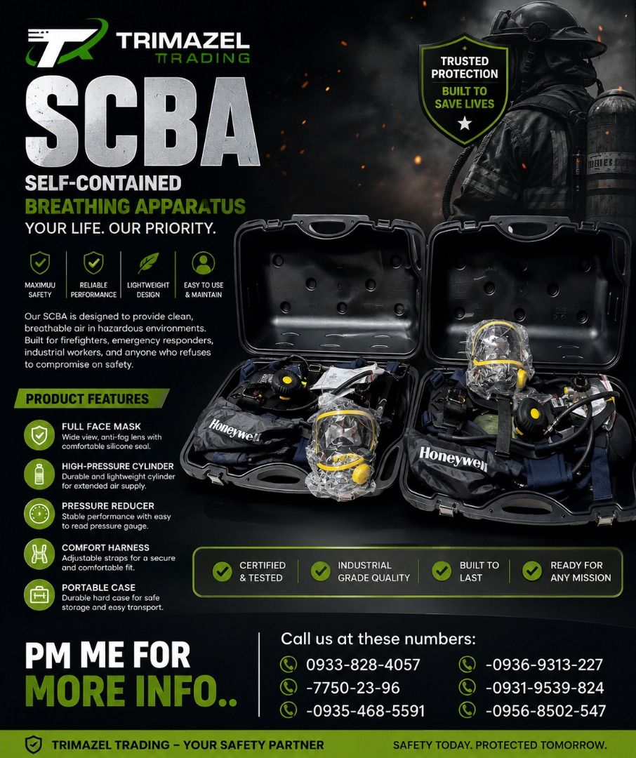 SCBA Honey well (Category: Looking For) located in Quezon City. Submitted by irishbayaban20 (Listing ID 1466031136, Image 1). Description: ✅ Guaranteed lowest price ✅ Quality products ✅ 100% LEGIT TRUSTED SUPPLIER! ✅ With Complete Legal Documents ✅ BIR Registered We Supply All Kinds Of PPE Supplies, Raincoat, Hard Hat, Cooler Box, Plastic Trash Bin, Road Barriers, Kayak Boats, Crystal Kayak, Traffic Cone, T-Bollards & All Kinds Of Safety Shoes. O