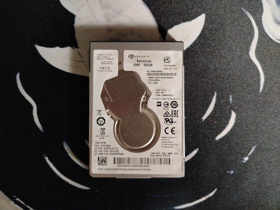 Seagate BarraCuda 2.5" 500GB HDD (ST500LM034) (Category: Hard Disks & Thumbdrives) located in Manila. Submitted by jeysi.naharusab (Listing ID 1466061299, Image 1). Description: SeaGate BarraCuda 2.5" 500GB HDD ₱450 Specifications: • Brand: Seagate BarraCuda 2.5" • Capacity: 500 GB • Interface: SATA (Standard 3-port layout: Data, Power, and tech jumper pins) • Form Factor: 2.5-inch Slim (Fits laptops or desktops) I do not have a laptop or an exte