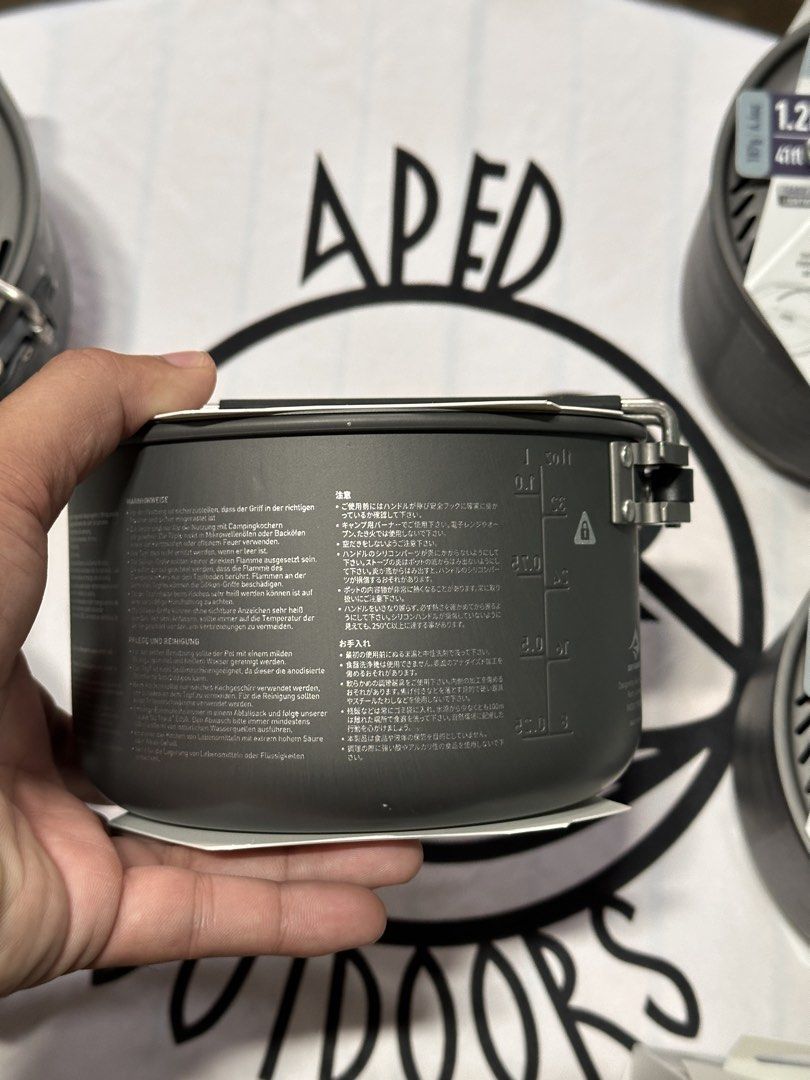 SEATOSUMMIT ALPHA POT 1.2L (Category: Hiking & Camping) located in Isabel. Submitted by apedoutdoors (Listing ID 1466058832, Image 2). Description: Available 5pcs SEATOSUMMIT ALPHA POT 1.2L Lightweight with silicone lid grip Stable Handle Good for solo camping 1-2 person Area - Isabel , Leyte Payment thru GCash 📩📩📩 Dm me if interested Via jnt.