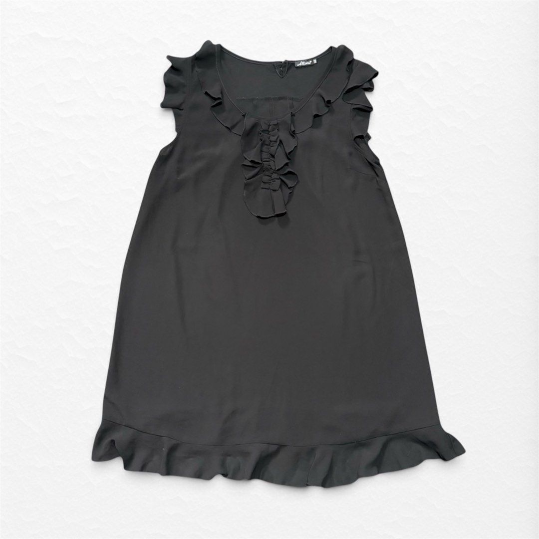see through black dress (Category: Dresses) located in Quezon City. Submitted by w4rdrobeph (Listing ID 1466149587, Image 3). Description: ૮꒰ ˶• ༝ •˶꒱ა when worn reference video on my ig: w4rdrobeph I’m 5’4 & s-m ♡ Gothic & vampy curated thrift Washed • No issue ‎✧༺♥༻✧ ‎ ‎no cod ‎mop: gcash,maya & bank transfer visit my ig: w4rdrobeph .
