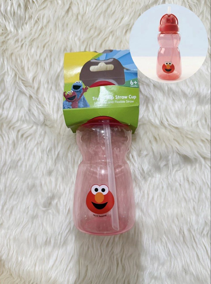Sesame Street Straw Sippy Bottle (Category: Weaning & Toddler Feeding) located in San Pedro. Submitted by prelovedbykristine (Listing ID 1459795215, Image 1). Description: Used for few times, in good condition. 📍San Pedro, Laguna.