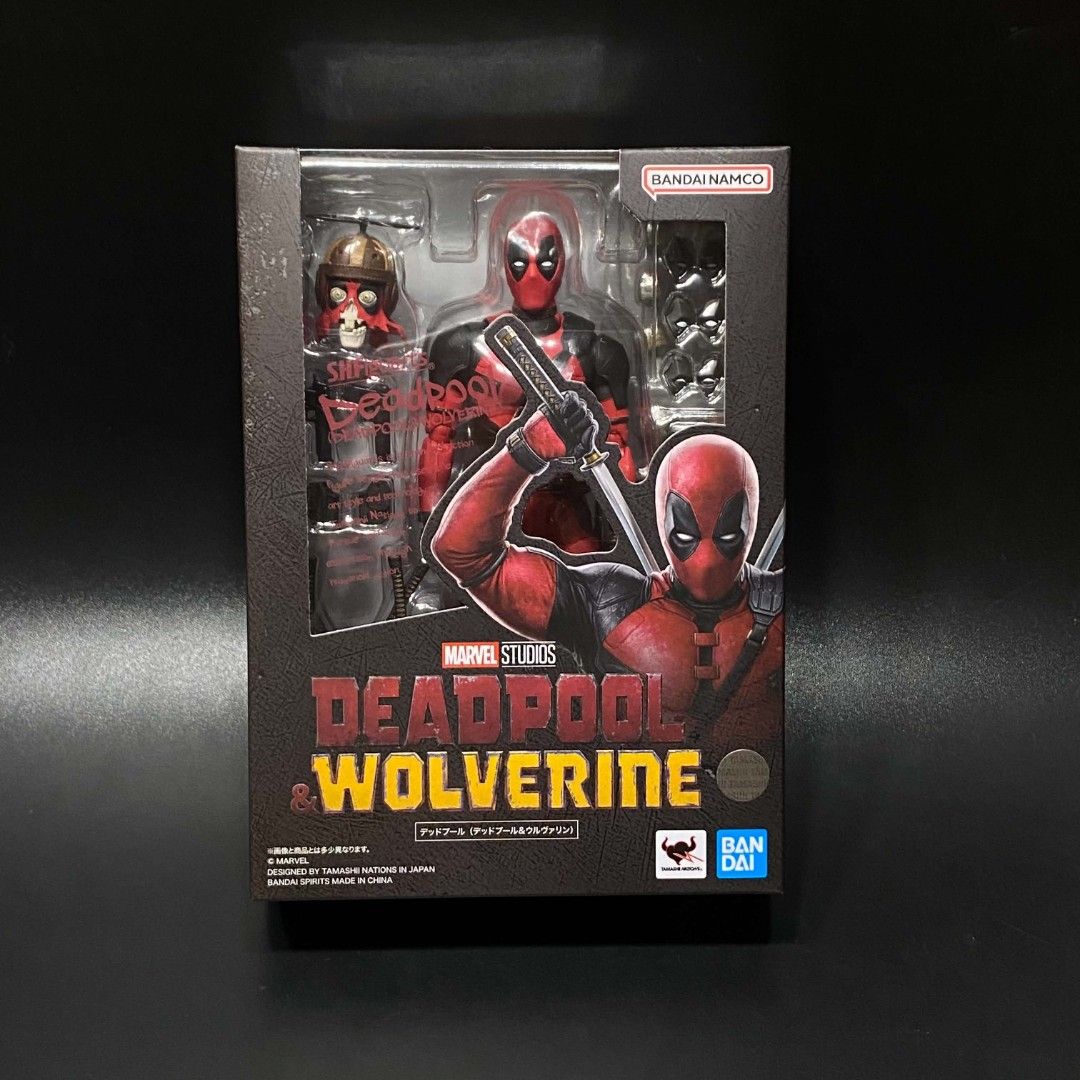 SHF Deadpool (Category: Action & Battle Toys) located in Caloocan City. Submitted by wip_toy_store (Listing ID 1466000791, Image 1). Description: Sealed.