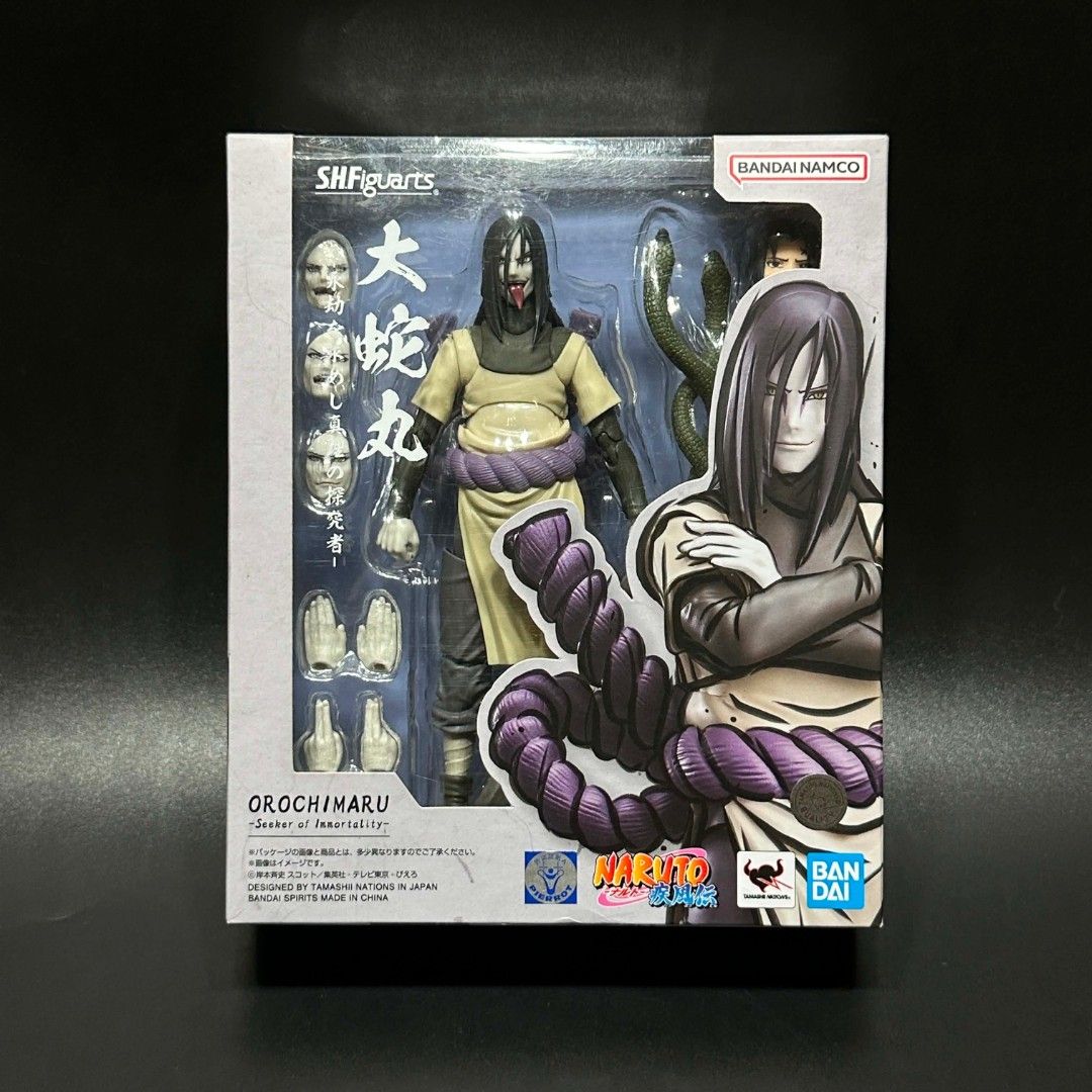 SHF Orochimaru (Category: Action & Battle Toys) located in Caloocan City. Submitted by wip_toy_store (Listing ID 1466000090, Image 1). Description: Complete Back in box.