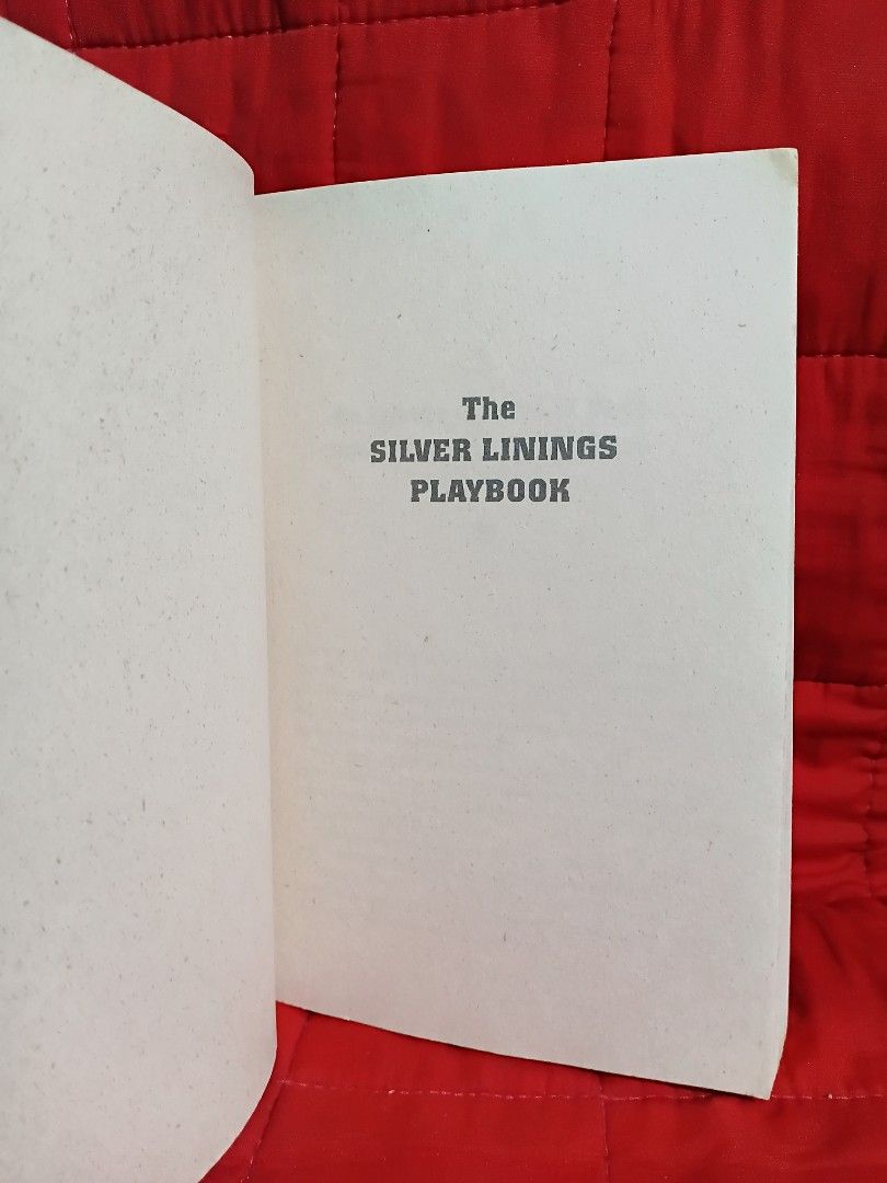 Silver Linings Playbook by Matthew Quick Novel Paperback (Category: Storybooks) located in Manila. Submitted by krishna_ayanami (Listing ID 1466110662, Image 2). Description: - Title: Silver Linings Playbook - Author: Matthew Quick - Publisher: Farrar, Straus and Giroux - Format: Standard paperback - Edition: Movie tie-in cover featuring Bradley Cooper and Jennifer Lawrence - Perfect for book lovers and movie fans alike!.
