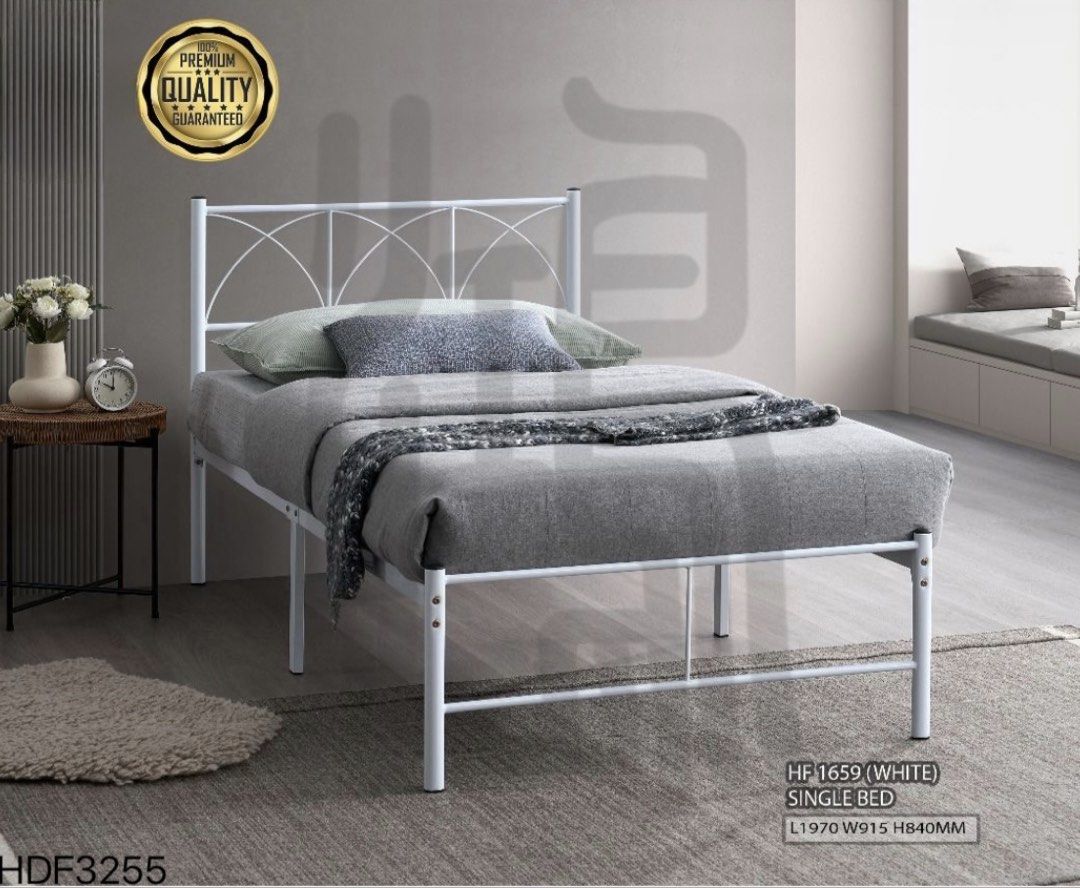 Single bedframe (Category: Outdoor Furniture) located in Semenyih. Submitted by quefurnituretrading (Listing ID 1466102739, Image 1). Description: maklumat lanjut sila hubungi wassap Kami. sila ambil nombor kami di Tik tok Instagram Facebook Quefurniture trading BARANG SAMPAI BARANG BARU BAYAR 0111080/5650.
