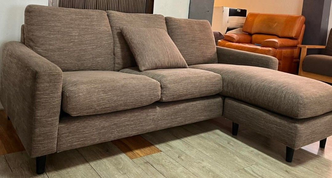 Sofa (Category: Sofas) located in Meycauayan. Submitted by marygracecasimiro (Listing ID 1466026677, Image 3). Description: Japan surplus Double purpose sofa Pwdeng L pwdeng 3 seaters with ottoman Nitori brand Almost new Washable cover No damage No butas or lubog Free delivery and COD PHP19,800💚.