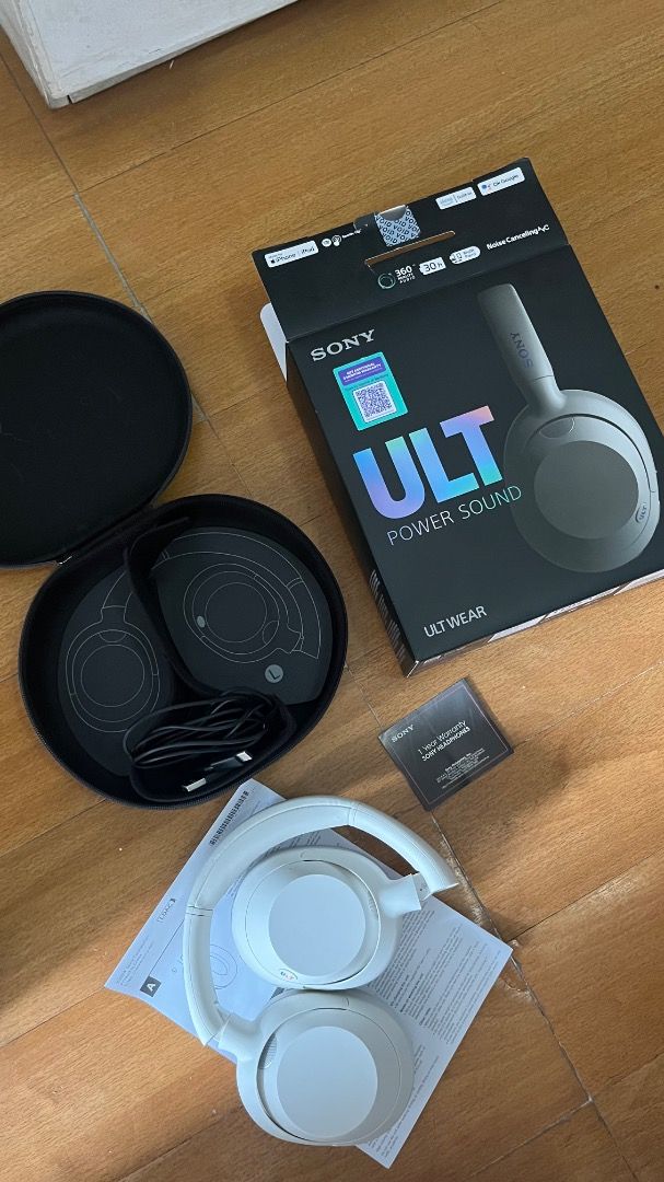 Sony ULT Wear (Category: Headphones & Headsets) located in San Pedro. Submitted by concordiagian12 (Listing ID 1466008067, Image 1). Description: Sony ULT Wear used once can pass as brandnew condition 100% original complete inclusions unli test 5k fix .