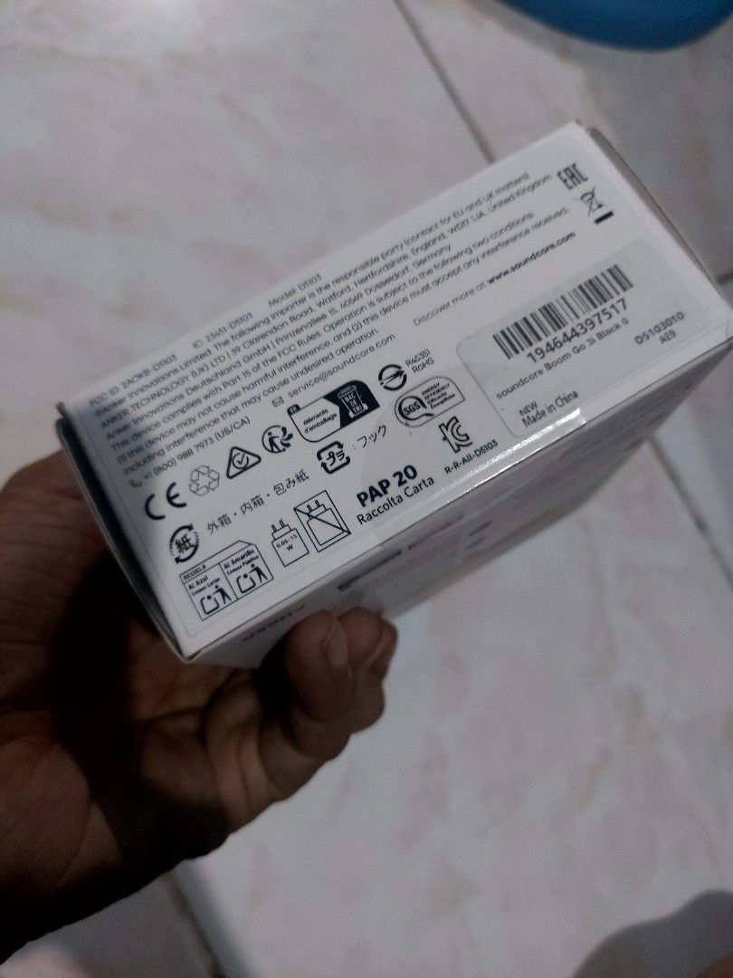 Soundcore Boom Go 3i bluetooth speaker Black only (Category: Soundbars, Speakers & Amplifiers) located in Pasig City. Submitted by jrriv (Listing ID 1465997427, Image 2). Description: brandnew sealed can connect with soundcore app 2k only location de castro pasig.