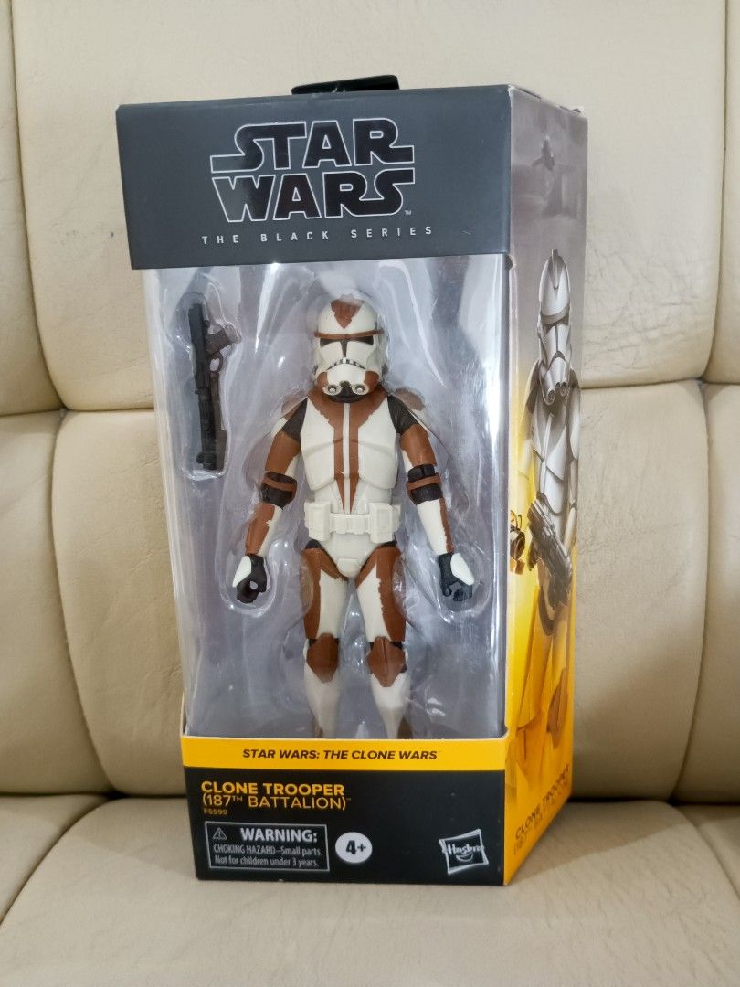 Star Wars Black Series 187th Battalion Clone Trooper (Category: Action & Battle Toys) located in Lipa City. Submitted by toxmendoza (Listing ID 1465993153, Image 1). Description: Brand new 6 inch figure by Hasbro. Can be shipped thru J&T or LBC. Meet up around Lipa City..