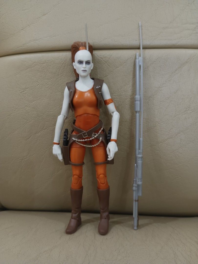 Star Wars Black Series Aurra Sing (Category: Action & Battle Toys) located in Lipa City. Submitted by toxmendoza (Listing ID 1465977565, Image 1). Description: 6 inch scale figure by Hasbro. No box. Rifle has no strap. Can be shipped thru J&T or LBC. Meet up around Lipa City..