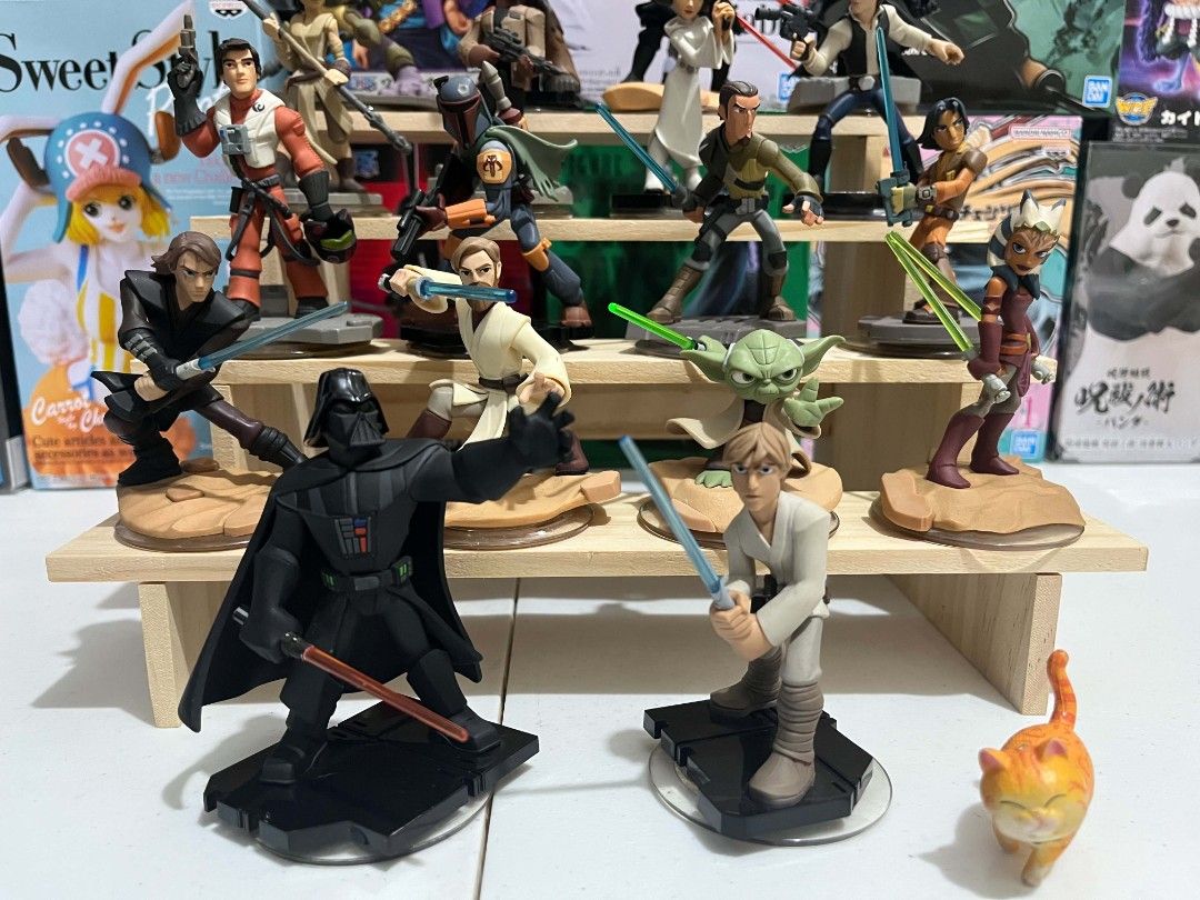 Star Wars Disney Infinity Figures - Ultimate Star Wars Set (Category: Figurines & Statues) located in Marikina City. Submitted by arcturus16 (Listing ID 1466148306, Image 3). Description: Selling Star Wars Disney Infinity figures set .. For the ultimate Star Wars fan and to anyone who wants to have an instant collection of iconic Star Wars characters .. Set includes 18 figures and 2 Star Wars playsets .. All figures are all in pristine condition 