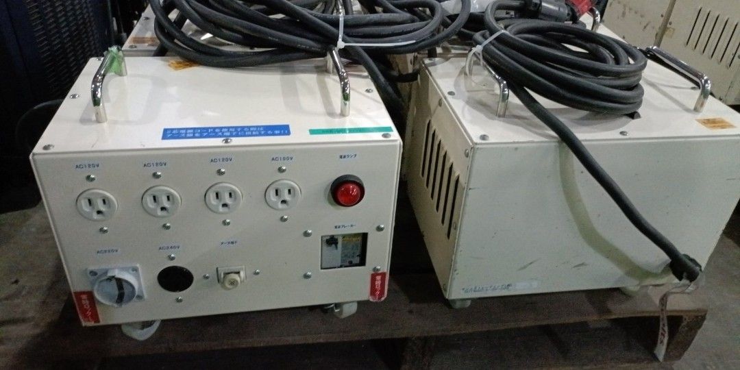 Stepdown transformer (Category: Industrial Equipment) located in Manila. Submitted by maria123_a (Listing ID 1466105908, Image 1). Description: 🔥 FOR SALE — ₱3,499 ONLY! 🔥 Japanese Power Transformer / Voltage Converter 💰 Price: ₱3,499 ✅ Heavy-duty unit ✅ Multiple AC 120V outlets ✅ AC 100V output ✅ With power cables ✅ Suitable for equipment requiring voltage conversion ✅ Good for workshop, appliances, and electrical equipment 📌 Selling as show