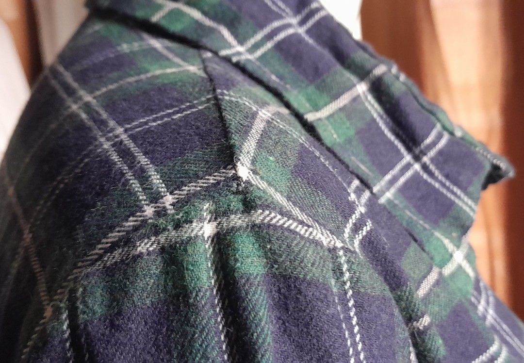 Striped Green Printed Dress (Category: Dresses) located in Batangas. Submitted by norskieshoppe (Listing ID 1466086139, Image 2). Description: Length-36 Bust-38 Waist-40-41.