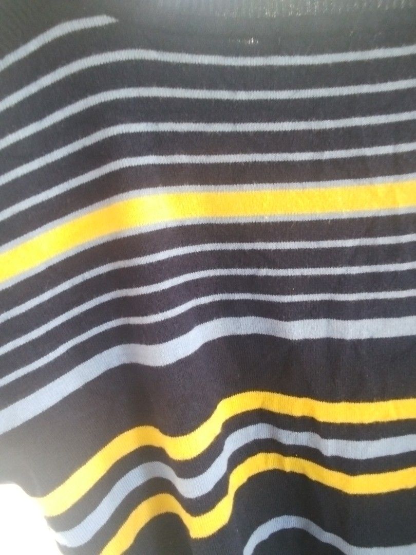 Striped Knit Sweater with Cold Shoulder Sleeves (Category: Longsleeves) located in Alaminos. Submitted by dangpreloved01 (Listing ID 1465961853, Image 3). Description: like new medium to large ,.