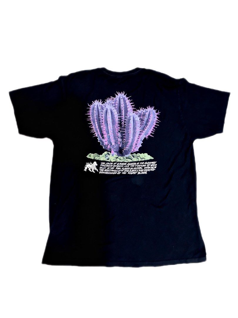 Stüssy Cactus Tee Black Large (Authentic) (Category: Tshirts & Polo Shirts ) located in Manila. Submitted by ylsrarities (Listing ID 1466092388, Image 1). Description: 100% cotton Made in Mexico Size L 23Wx30L Black colorway Pre owned condition No major flaws noted Please review all photos carefully for condition and details..