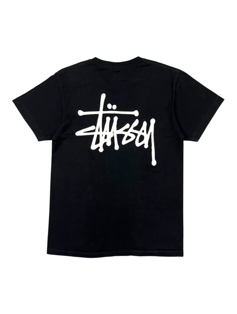 Stussy - Basic Logo Tee (Category: Tshirts & Polo Shirts ) located in Puerto Princesa. Submitted by rrugsgallery (Listing ID 1466143182, Image 1). Description: Stussy - Basic Logo Tee Tagged Size: Small Dimensions Length: 26 Width: 17.8 Condition: Very good Color rate: 9.5 Flaws: Minimal hairline crack on front print.