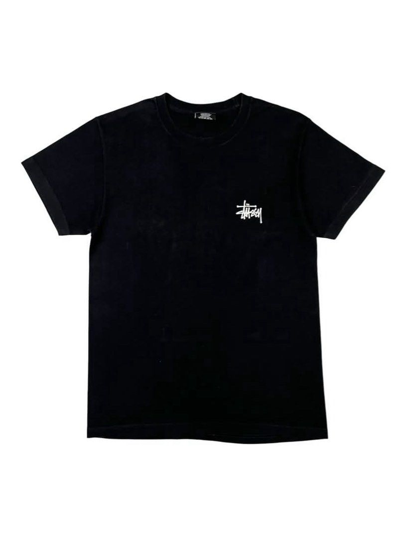 Stussy - Basic Logo Tee (Category: Tshirts & Polo Shirts ) located in Puerto Princesa. Submitted by rrugsgallery (Listing ID 1466143182, Image 2). Description: Stussy - Basic Logo Tee Tagged Size: Small Dimensions Length: 26 Width: 17.8 Condition: Very good Color rate: 9.5 Flaws: Minimal hairline crack on front print.