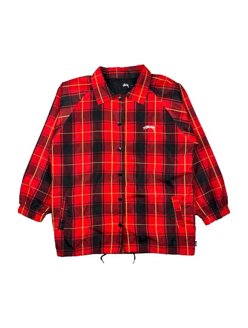 Stussy - Cruize Coach Jacket (Category: Coats, Jackets and Outerwear) located in Puerto Princesa. Submitted by rrugsgallery (Listing ID 1466100785, Image 2). Description: Stussy - Cruize Coach Jacket Tagged Size: Large Dimensions Length: 28 Width: 22.5 Condition: Very good Color rate: 9.5 Flaws: Minimal signs of usage.