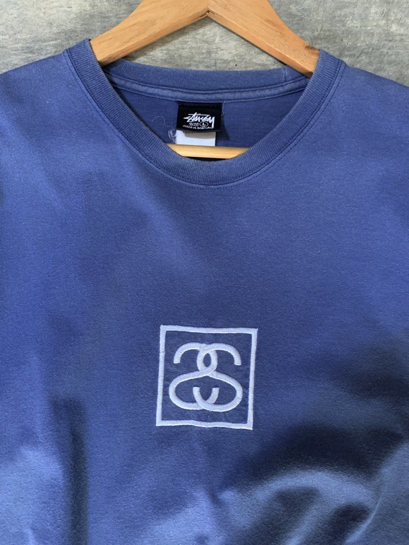 Stussy Mid Logo Shirt (Category: Tshirts & Polo Shirts ) located in Tibiao. Submitted by notaveragethrift (Listing ID 1465987561, Image 2). Description: Embroidered Logo✅ Width- 23 Length- 29 CR- 9.8/10 or better Excellent Condition Need wash No issue .