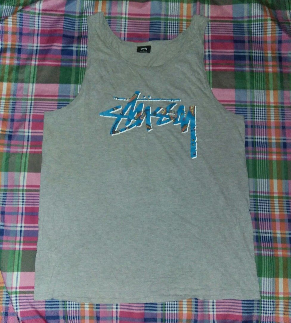 STUSSY TANK TOP (Category: Tshirts & Polo Shirts ) located in Cebu City. Submitted by imbapicker (Listing ID 1465960198, Image 1). Description: STUSSY TANK TOP SIZE LARGE WIDTH 22.5" LENGTH 31" EXCELLENT CONDITION ISSUE HAIRLINE PRINT 450 +SHIPP DM IF INTERESTED 📩 LOCATION LAPU-LAPU CITY.