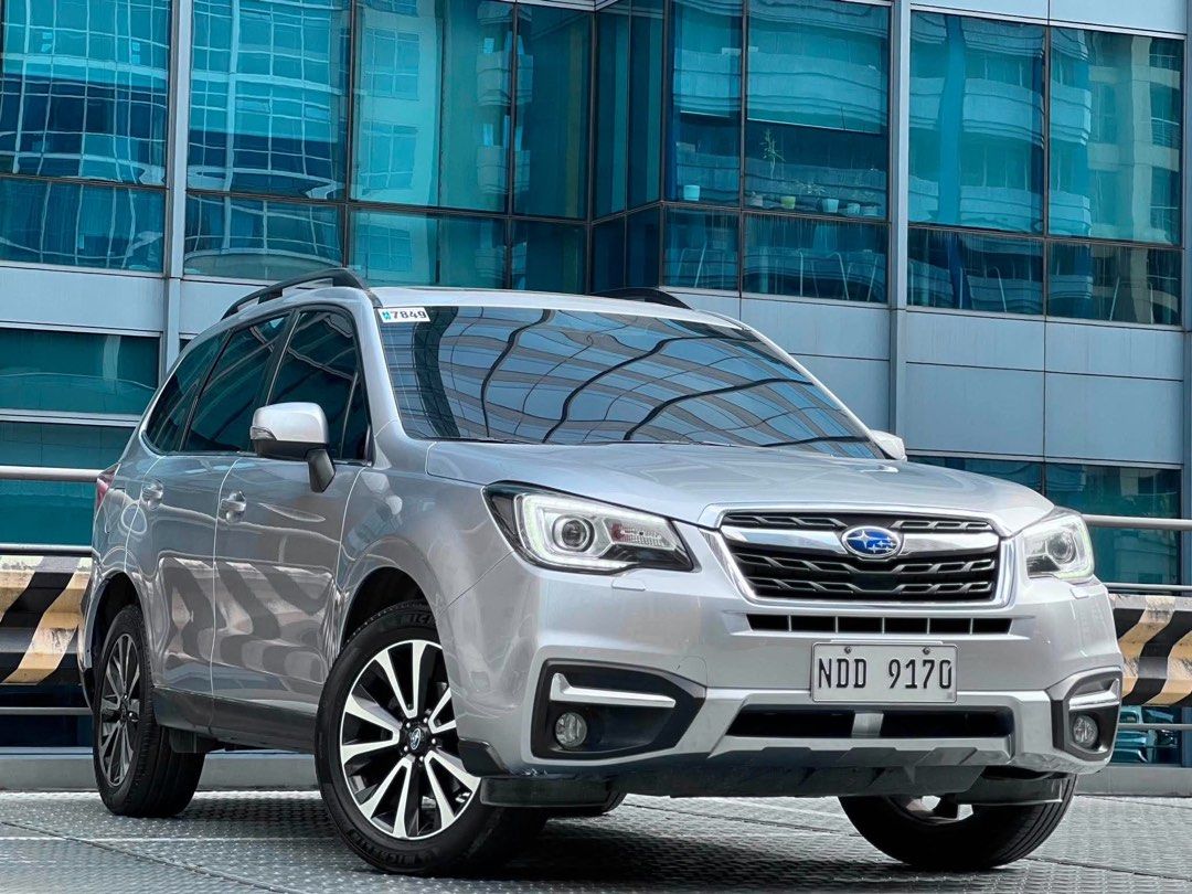 Subaru Forester 2.0i-P Premium Auto (Category: Used Cars) located in Makati City. Submitted by allcarsbymissjun (Listing ID 1465996395, Image 1). Description: 2017 Subaru Forester 2.0i-P Premium Automatic Gas Php 588,000 only! 95k All in Low Cashout! 2 YRS - Php 30,637 3 YRS - Php 22,136 4 YRS - Php 18,356 Chattel & Insurance included! 1st owner Casa maintained with records 47k Mileage Plate NDD9170 Daytime running lights Keyless entry Push butto