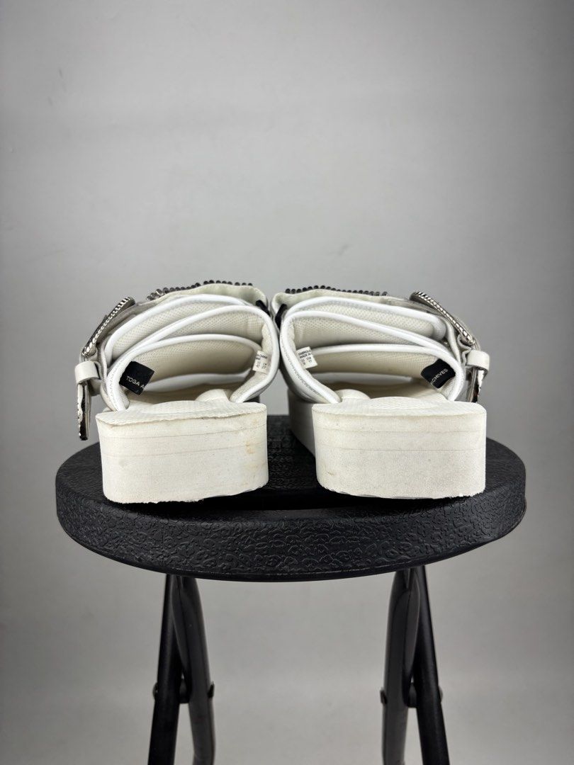 Suicoke x Toga Pulla Motocab Sandals (Category: Slippers & Slides) located in Makati City. Submitted by ragrepository (Listing ID 1465983704, Image 3). Description: Toga Pulla x Suicoke Tagged as 9 mens No inclusions Condition - 9/10 Flaw- Minimal drags .
