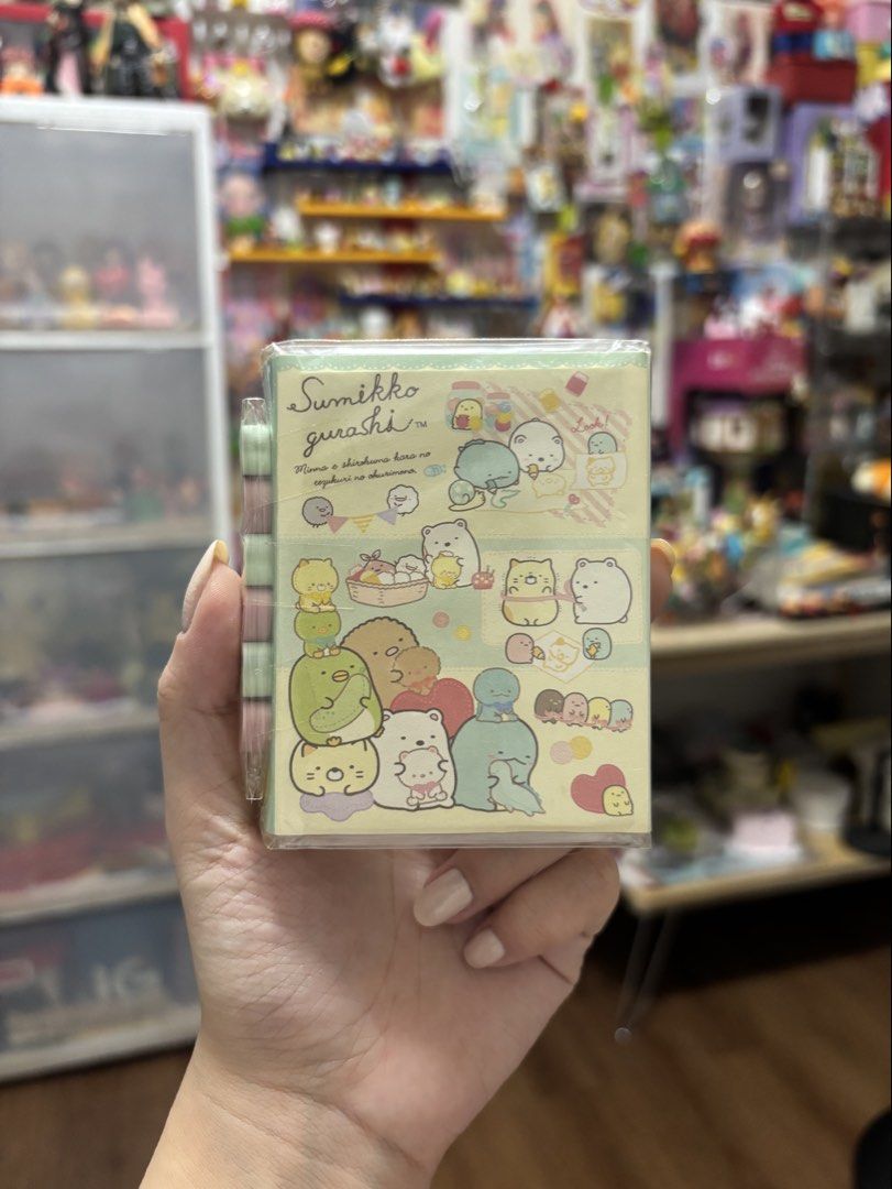 Sumikko Trifold Memo Pad 2 (Category: Stationery & School Supplies) located in Caloocan City. Submitted by meowietrinkets (Listing ID 1466100291, Image 1). Description: 6 designs.