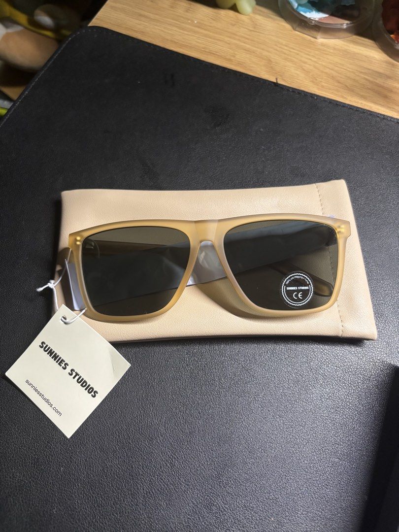 Sunnies Studios - Griffin Oak (Category: Sunglasses & Eyewear) located in Marikina City. Submitted by sanj1 (Listing ID 1466021017, Image 1). Description: - Sunnies Studios (Griffin Oak) - Original pouch included Location: Marikina City Shipping fee will be shouldered by the buyer .