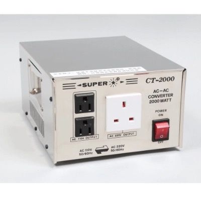 SUPER CT-2000 2000W AC-AC 變壓器 （分類：轉插器及插頭）位於 Hong Kong。 由 bengo1 提交（商品編號 1466135943，圖片 1）。簡介： super ct 2000w 雙向 220v/110v。110v/220v 不鏽鋼白色 包埋盒 行貨 全新 780港幣 香港地鐵沿途交收 全新。