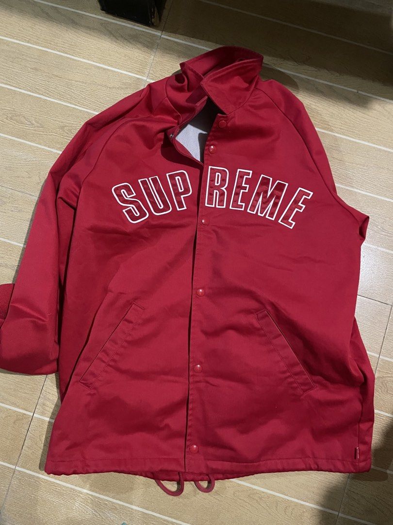 Supreme Twill Coaches Jacket FW15 (Category: Luxury Apparel) located in Manila. Submitted by lianneaori10034 (Listing ID 1466150774, Image 2). Description: .
