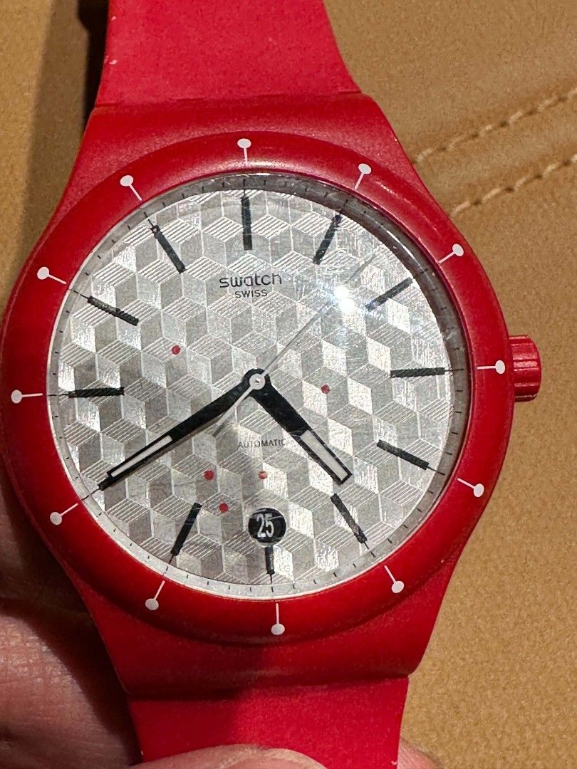 SWATCH-SURT403 SISTEM CORRIDA (Category: Luxury Watches) located in Digos. Submitted by makiboi2006 (Listing ID 1466127523, Image 3). Description: bought in US for 180$ rfs: dinanagagamit.