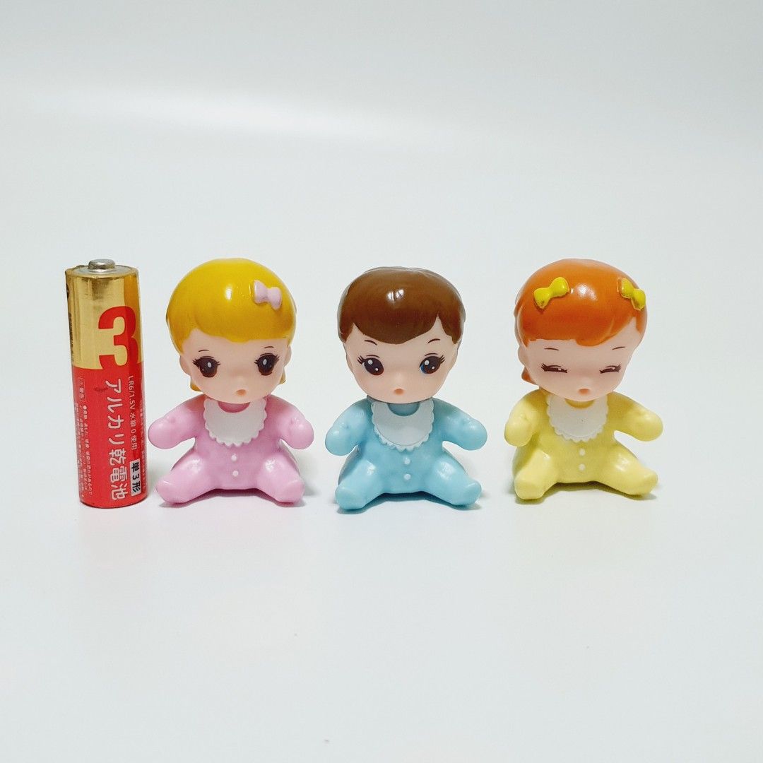 Takara Tomy Licca Romper Babies Figure Set (Category: Figurines & Statues) located in Taytay. Submitted by kyo.mono (Listing ID 1466115411, Image 2). Description: 💟Follow us on IG: kyo.mono for faster replies TikTok: kyo.mono_ for videos and review Good as new Auth from Japan Actual photo posted Sold as set.
