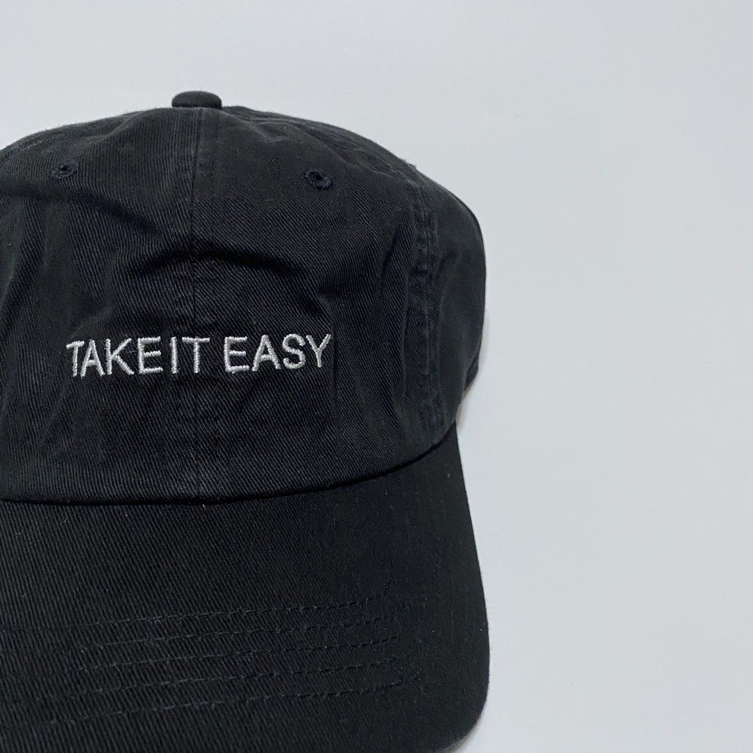 take it easy dad cap (Category: Caps & Hats) located in Quezon City. Submitted by hatlocker (Listing ID 1466031171, Image 2). Description: 600 shipped dm.