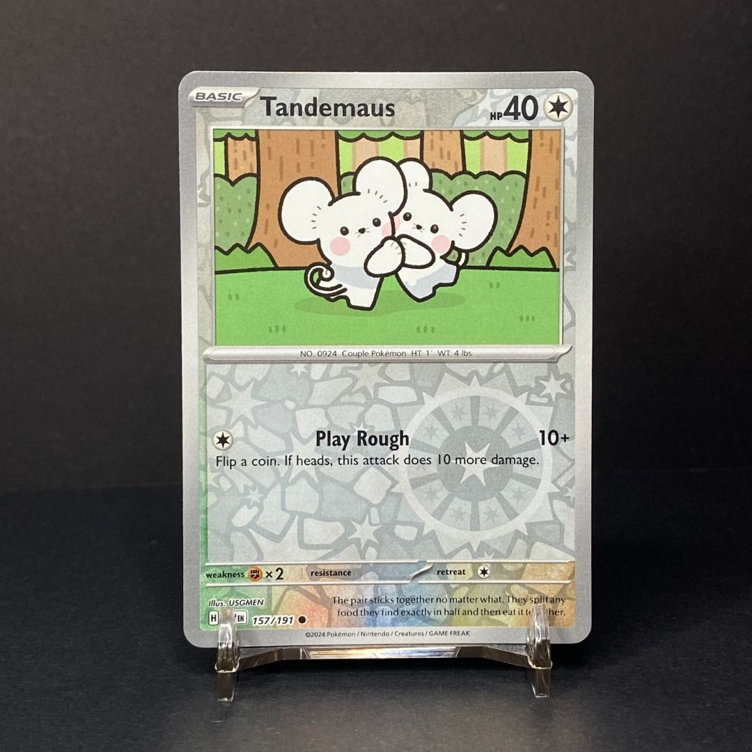 Tandemaus 157/191 Common (Category: Raw Singles) located in Pasig City. Submitted by precycled_ (Listing ID 1466037384, Image 1). Description: Condition : NM-LP . . . ‼️BUY AT YOUR OWN RISK ❗Payment First Basis 📌Be 100% SURE before submitting the form 📌1 DAY Reservation ONLY! ❌No Pick-up / No Meet up ❌No RETURN / EXCHANGE ❌No RUSH ❌No CANCELLATIONS ❌Don't BUY our products if you are flaw conscious ⚠️Seller is NOT liable for any damage or loss d