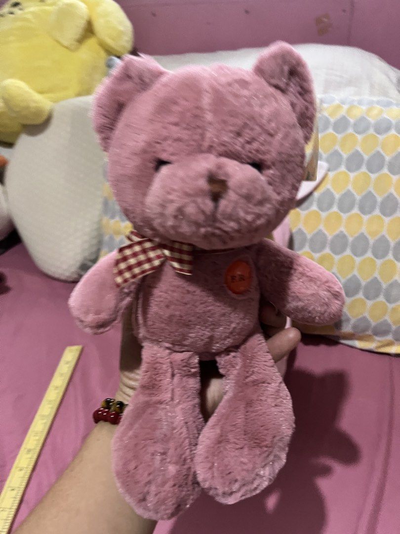 Teddybear pink (set#b5) (Category: Plushies & Soft Toys) located in Paranaque City. Submitted by bonsaiart (Listing ID 1466047398, Image 2). Description: Pre owned Good condition Selling as set 750+sf Payment via gcash or paymaya Shipping via j&t No to cop / cod / meetup.