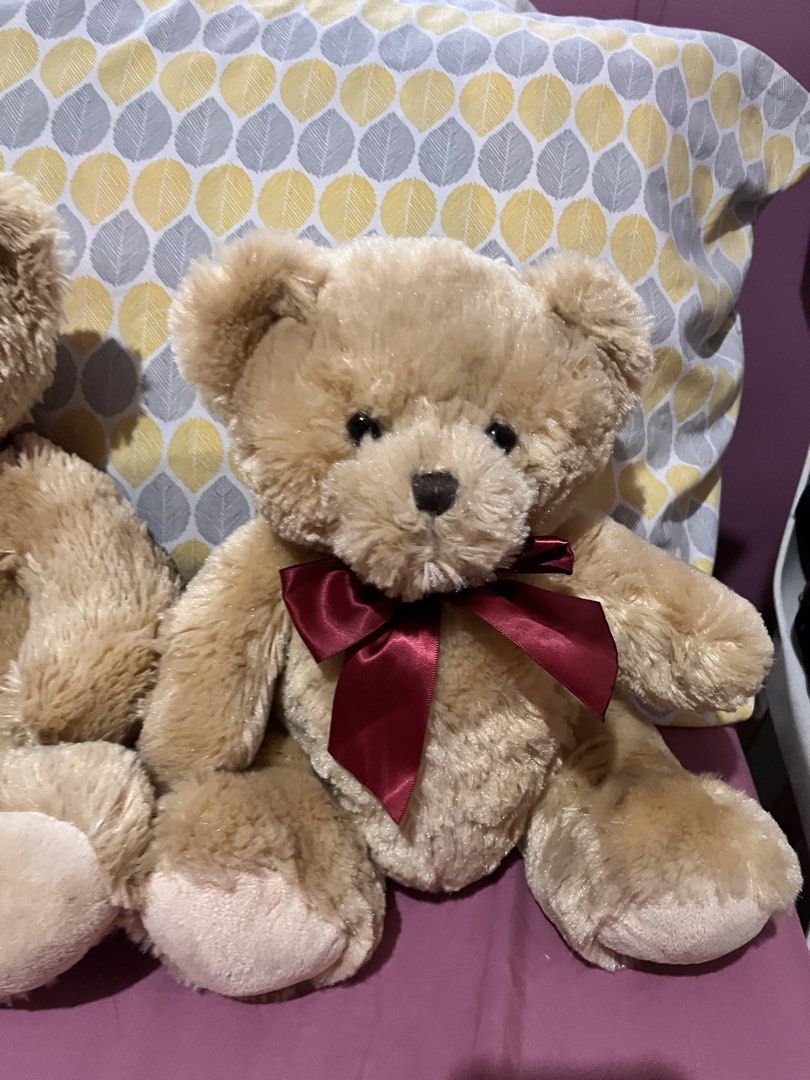 Teddybear (set#b8) (Category: Plushies & Soft Toys) located in Paranaque City. Submitted by bonsaiart (Listing ID 1466048443, Image 3). Description: Pre owned Good condition Selling as set 875+sf Payment via gcash or paymaya Shipping via j&t No to cop / cod / meetup.