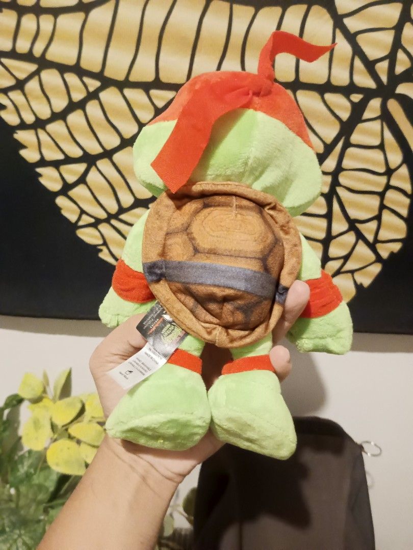 Teenage Mutant Ninja Turtle Raphael Plush (Category: Plushies & Soft Toys) located in Manila. Submitted by petestone (Listing ID 1466068165, Image 2). Description: Teenage Mutant Ninja Turtle Raphael Plush 🌟‼️ for only 250.