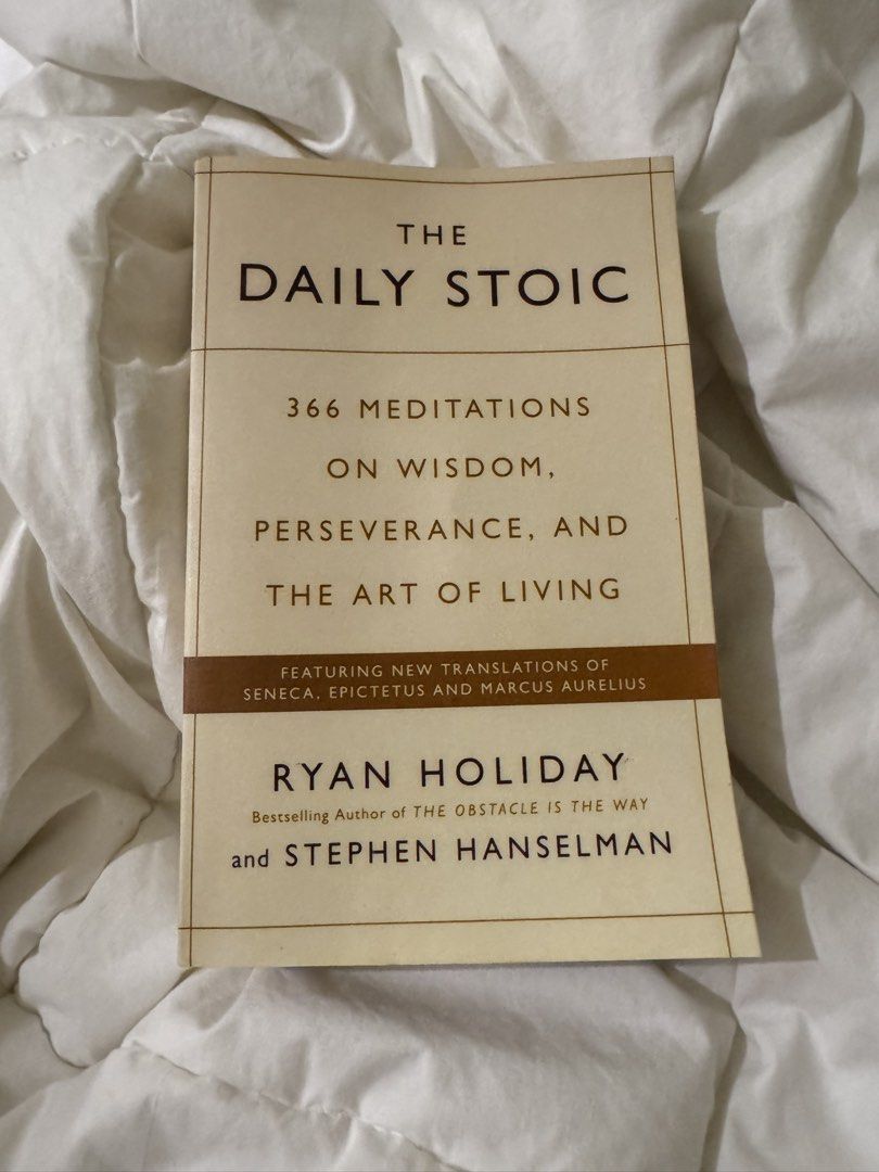 The Daily Stoic by Ryan Holiday (Category: Storybooks) located in Quezon City. Submitted by lynylynn (Listing ID 1466118259, Image 1). Description: Rfs. Not the copy i wanted.