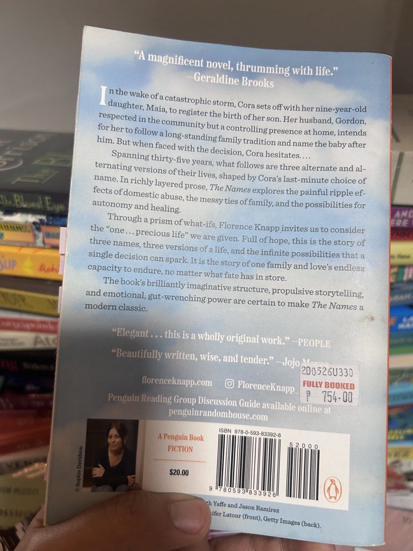 The Names by Florence Knapp (Category: Storybooks) located in Cainta. Submitted by tinay13944 (Listing ID 1465993806, Image 2). Description: sf and booking c/o buyer.