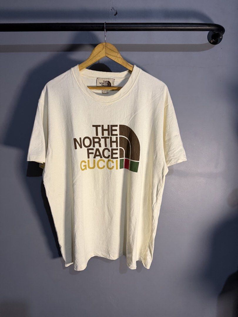 THE NORTH FACE X GUCCI (Category: Activewear) located in Batangas. Submitted by robertlopezigaya (Listing ID 1466047261, Image 1). Description: THE NORTH FACE X GUCCI SIZE M Dimes 24x29 No issue Excellent.