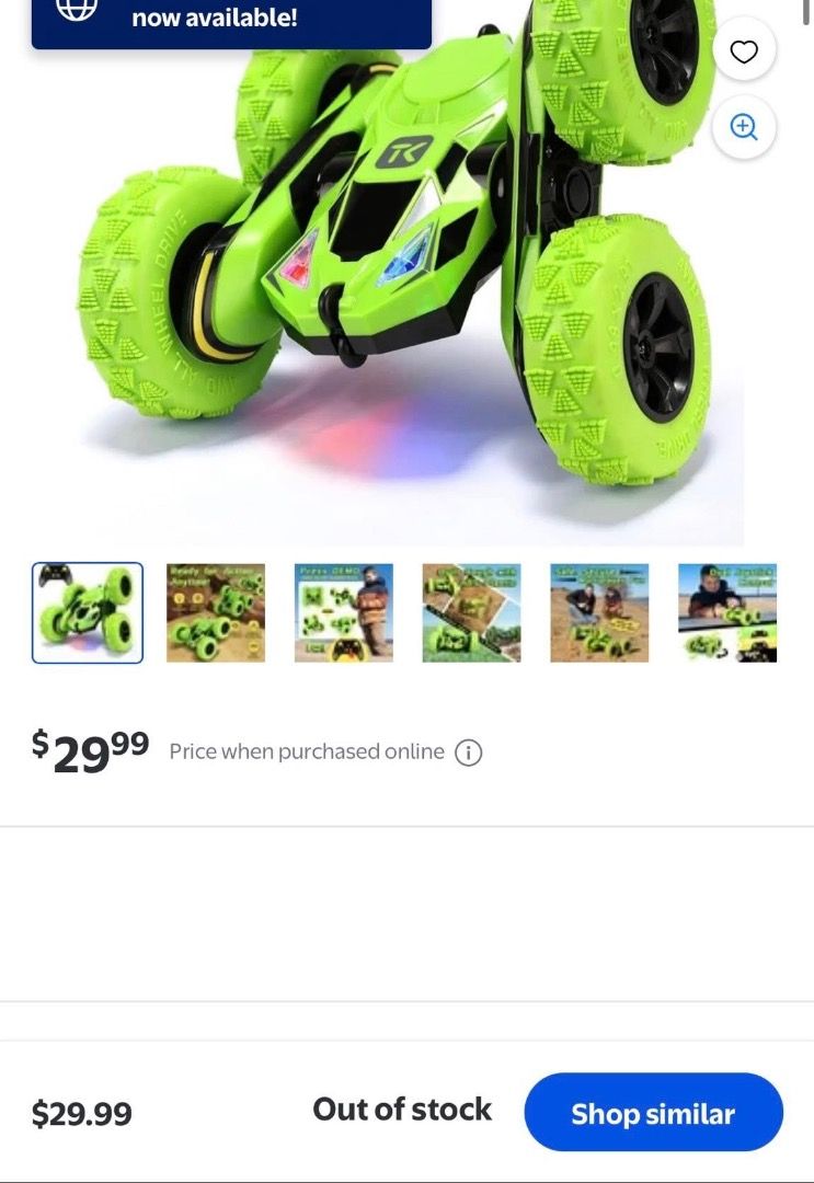 Threeking - RC stunt car (Category: Remote Control Toys) located in San Juan City. Submitted by ttanmien (Listing ID 1465999050, Image 2). Description: ⚜️✨⚜️✨⚜️✨⚜️✨⚜️✨⚜️ 💁🏻‍♀️SELLING PRICE: ₱200 Original Price: Above ₱1,000 💁🏻‍♀️Other details: •First owned •Used few times only •Missing Remote control •Not from ukay / bale / thrift •Purchased directly from store / abroad Selling it “AS IS”☝🏻 ⚜️✨⚜️✨⚜️✨⚜️✨⚜️✨⚜️ .