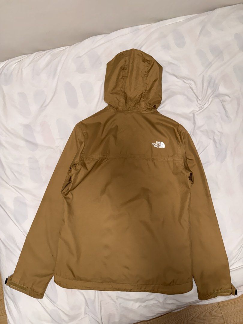 TNF DRYVENT (Category: Coats, Jackets and Outerwear) located in Makati City. Submitted by esntls. (Listing ID 1466036880, Image 3). Description: The north face DryVent Caramel color Excellent Small on tag 22 width 27 length Has minor scratch and pinhole.