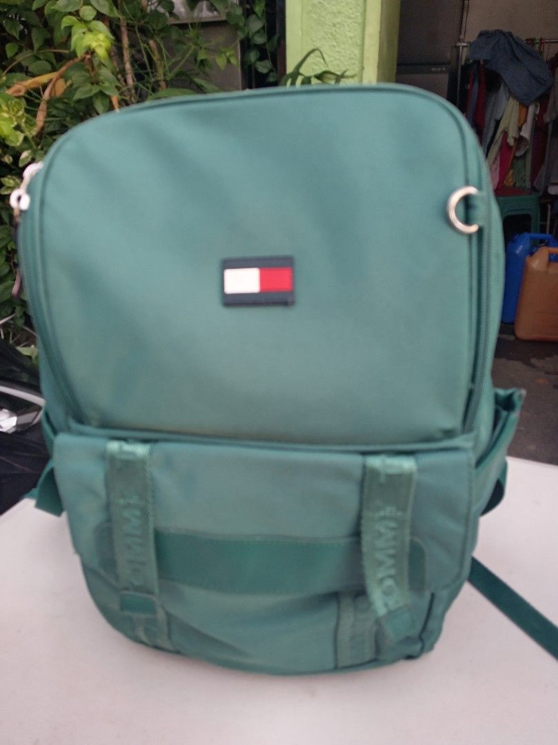 Tommy Hilfiger BP (Category: Backpacks) located in Malolos. Submitted by shoptokyothrift (Listing ID 1466046784, Image 1). Description: Tomm Hilfiger Backpack.