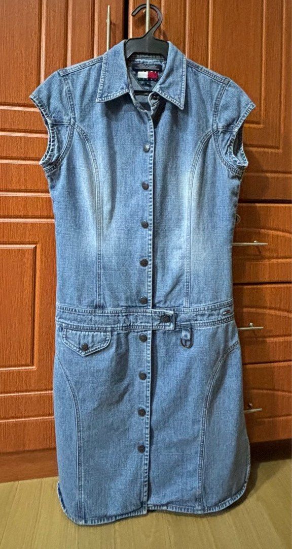 Tommy Hilfiger Denim Dress Medium (Category: Dresses) located in Quezon City. Submitted by garagesale2026 (Listing ID 1466143755, Image 1). Description: - Used a few times - In very good condition - Original from US - Pretty in actual and when worn - Length (from shoulder): 33.5".