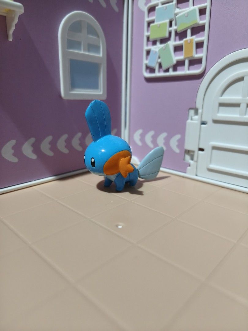 TOMY Pokemon Figure - Mudkip (Category: Action & Battle Toys) located in Taguig. Submitted by lilrootshop (Listing ID 1466101615, Image 2). Description: ***Crossposted*** Price: 350 AUTHENTIC Pass sa lowballers! First to pay basis. No COD. For item reservation, a down payment of 50% or 100 pesos (whichever is less) is required. Down payment is non-refundable. One month reservation only. Location: Taguig (near BGC) MOP: GCash / Maya / GoTyme.