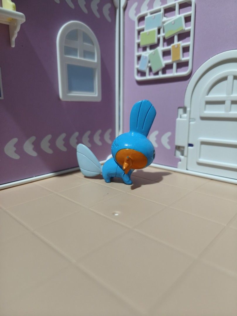 TOMY Pokemon Figure - Mudkip (Category: Action & Battle Toys) located in Taguig. Submitted by lilrootshop (Listing ID 1466101615, Image 3). Description: ***Crossposted*** Price: 350 AUTHENTIC Pass sa lowballers! First to pay basis. No COD. For item reservation, a down payment of 50% or 100 pesos (whichever is less) is required. Down payment is non-refundable. One month reservation only. Location: Taguig (near BGC) MOP: GCash / Maya / GoTyme.